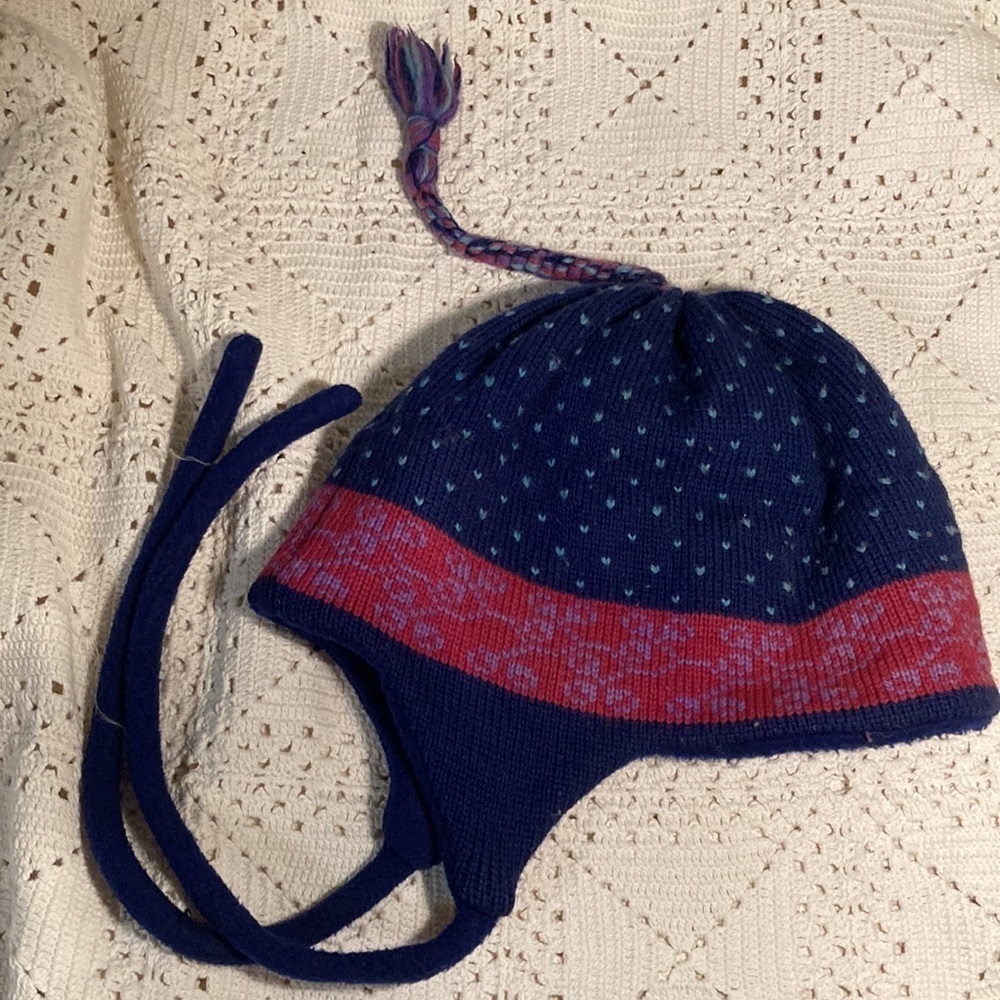 🌈 Thick wool hat with tassel and fleece lining